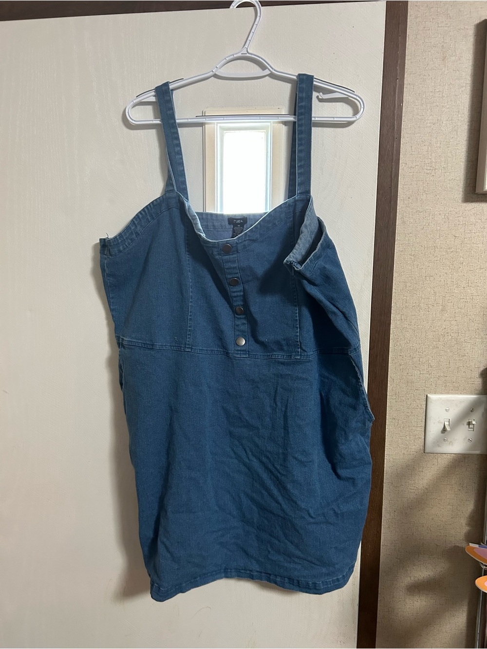Rue21 Blue Denim Mini Dress with Front Buttons